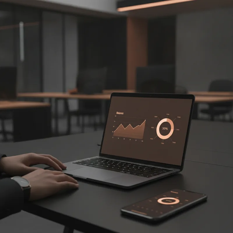 AI-driven marknadssignalöversikt med livediagram och konfidensnivåer